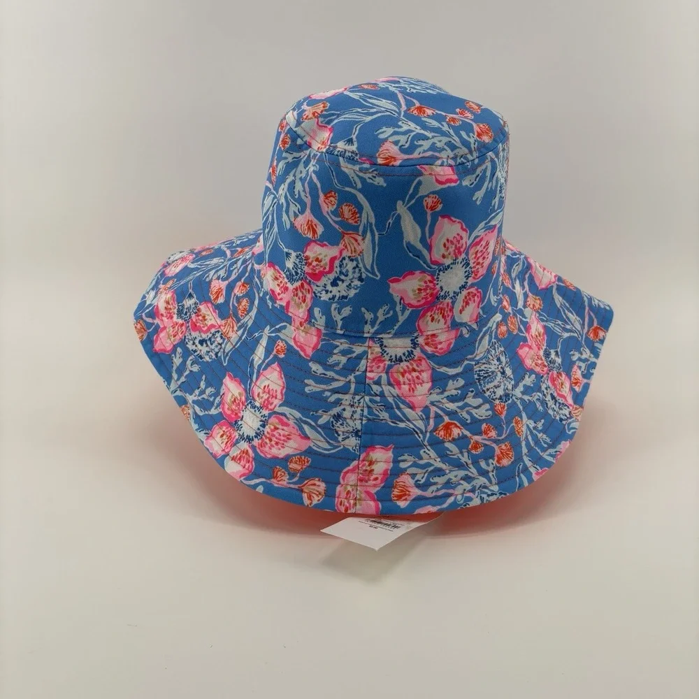 Lilly Pulitzer Reversible Canvas UPF 50 Bahamian Rhapsody's Sun Hat One Size